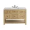 James Martin Vanities Breckenridge 48in Single Vanity, Light Natural Oak w/ 3 CM Eternal Jasmine Pearl Top 330-V48-LNO-3EJP - alternate 1